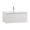 Тумба под раковину BELBAGNO UNO-1000-1C-SO-BO подвесная Bianco Opaco