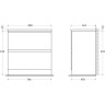 Тумба Rovere Rustico 79,6 см BELBAGNO ALBANO ALBANO-800-2C-PIA-RR