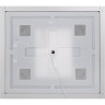 Зеркало BELBAGNO SPC-KRAFT-600-800-LED-TCH-WARM в алюминиевой раме со встроенным светильником, сенсорным выключателем и подогревом, 600x32x800